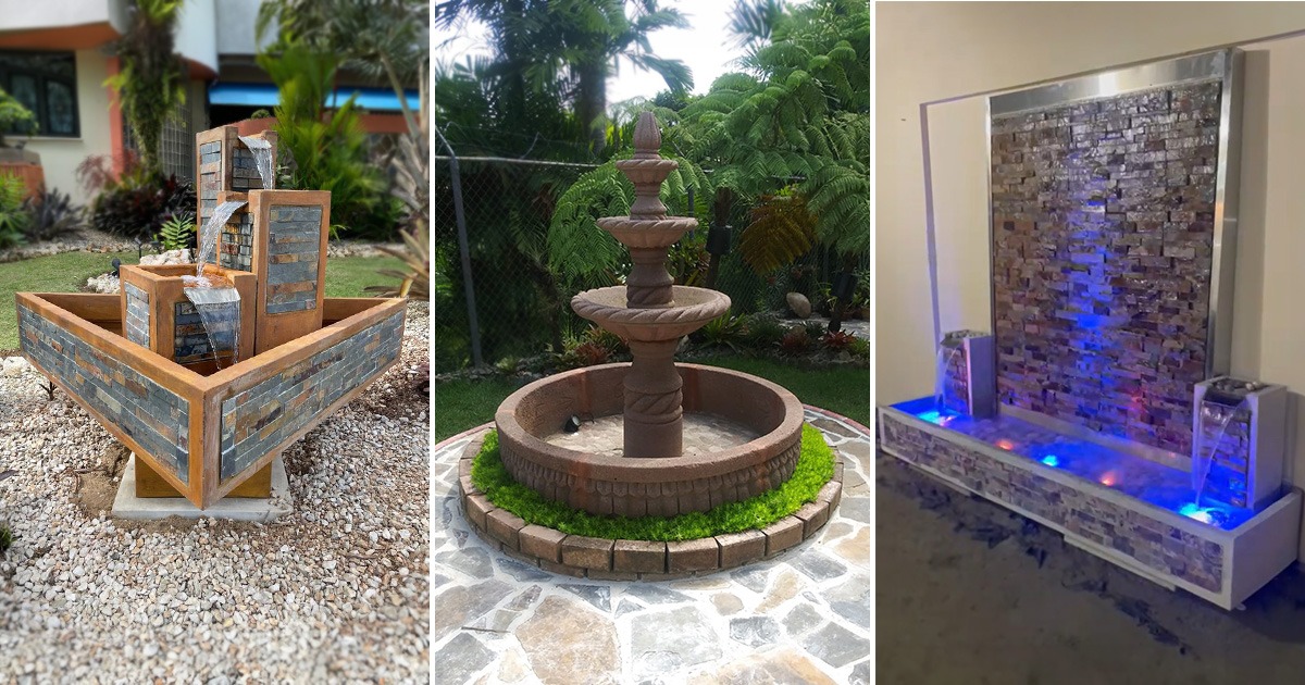 Introducir 60+ imagen fuentes de agua para casas modernas - Abzlocal.mx